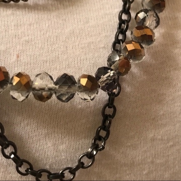 ParkLane Glam & Go Necklace Multi Strands beads and chains Toggle Closure - Picture 8 of 14